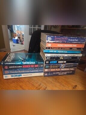 Frederik Pohl Sci-Fi Pb Book Lot X14 (4 1st Editions) Heechee, Undersea Fleet